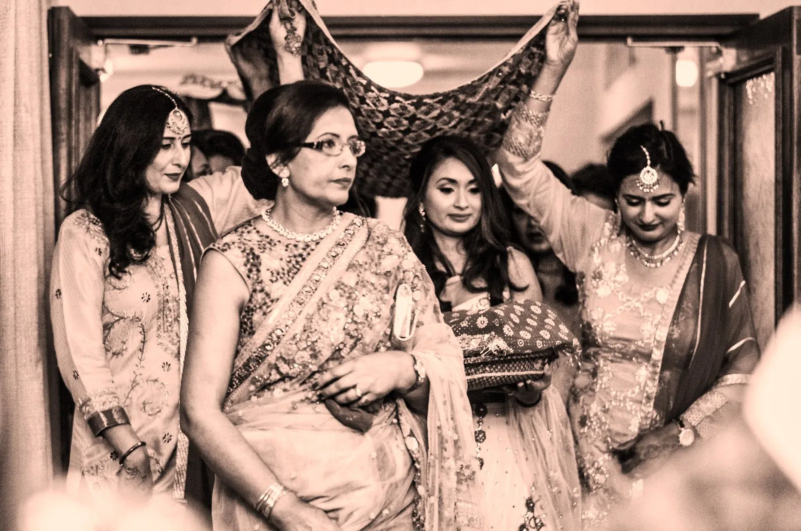 Pre-wedding procession
