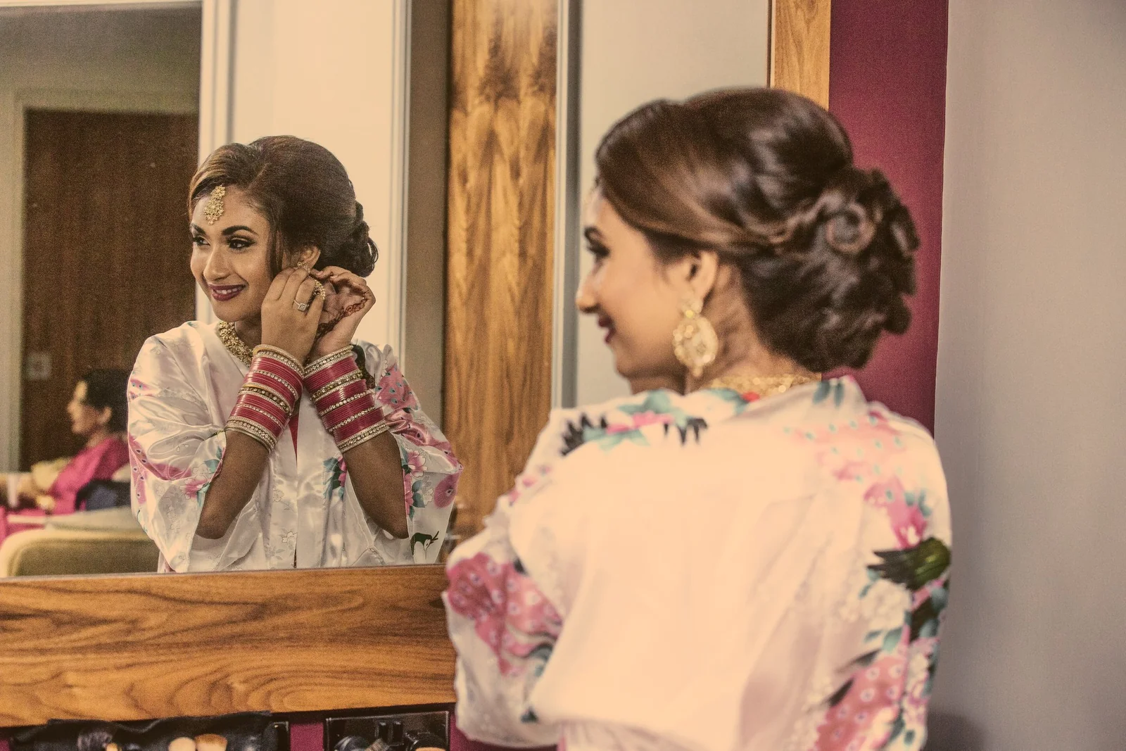 Divpreet in the mirror